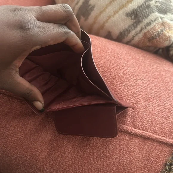 Cartier Burgundy Leather Wallet - Picture 6 of 6